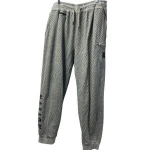 Parish Nation Men's 4X Grey‎ Black Jogger Sweatpants Pockets Loungewear Casual